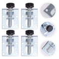 thumbnail image 3 of 4pcs Screw Furniture Adjustable Cabinet Legs Steel Table Sofa Metal Leveling Feet Corner Bracket Floor Protection, 3 of 8