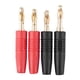 thumbnail image 2 of 20Pcs 4Mm B7 24K Chapado en Cable de Altavoz Musical Pin de Alambre Conector de Conector Banana, 2 of 8
