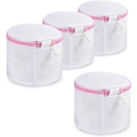 

Mesh Bra Laundry Bag 4 Pack Washing Machine Laundry Bags Delicate Laundry Bags with Premium Zipper for Bras Garments Socks and Baby Clothes etc.