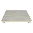 thumbnail image 5 of International Concepts Indoor Kids Wood Table with 4 Mission Chairs in Unfinished- 5 Piece Set, 5 of 11