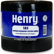 Henry HE185900 Roof Patch Fabric, 150 ft L, 6 in W, Asphalt Saturated Cotton