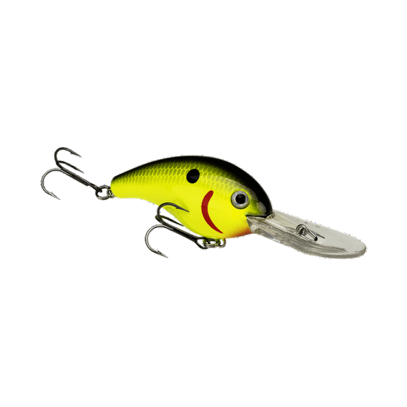 Strike King ProModel Crankbait S5XD Black Back Chartreuse Hard Bait Lure