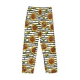 thumbnail image 5 of Goofa Cute Sunflowers Printed Soft Pajama Pants for Men, Wide Leg Comfy Casual Lounge Yoga Pants-Large, 5 of 9