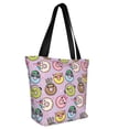 thumbnail image 3 of Kdxio Cute Donuts Women Reusable Grocery Bags Foldable Ripstop,Reusable Shopping Bags for Shopping,Gym,Gift, 3 of 8