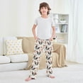 thumbnail image 6 of Wobogo Autumn Bostons Dog Long Pajama Pants Bottoms Soft Sleepwear with Pockets, 6 of 9