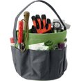 thumbnail image 1 of Esschert Design Round Garden Tool Bag, Gray, 1 of 1