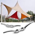 thumbnail image 4 of Sonducket 4 piezas de tacos de amarre pulidos, tacos de 2 agujeros, corbata de barco marino, gancho de yate, asta de bandera, toldos de para carpas, 4 of 6