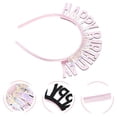 thumbnail image 3 of Shisuyan Delicate Girls Birthday Headband Pink Plastic 1Pack, 3 of 8