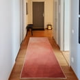 thumbnail image 1 of Modern Decorative Rug, Abstract Various Shades of Gradient Toned with Fragmented Effects Design, Quality Carpet for Bedroom Dorm and Living Room, 6 Sizes, Salmon Rose, by Ambesonne, 1 of 2