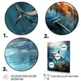 thumbnail image 3 of Designart "Majestic Marlins in Fishing III" Animals Canvas Print, 3 of 5