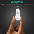 thumbnail image 6 of Car Charger, GAEF Dual Port Car Charger USB C,Fast Car Adapter with 6FT USB-C to Charger Cable and USB-A to Charger Cable, Type C and USB fast Charging Compatible for iPhone/iPad/Airpods,White, 6 of 7