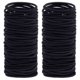 thumbnail image 5 of 50 Gomas Elásticas para El Pelo Sin Metal | Coleteros Negros Pequeños de 4 Mm | Accesorios Elásticos y Suaves para Todo Tipo de Cabello, 5 of 7