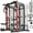 P43 Pro-black, variant on LNOW 2000LB Smith Machine & Dual Pulley Home Gym - Squat Rack, Lat Pulldown, Cable Crossover - Includes Workout Attachments