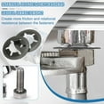 thumbnail image 3 of Uxcell Star Internal Tooth Lock Washers Push on Retaining Clips Manganese Steel Quick Speed Locking Washers for Fastening Black 100 10 mm, 3 of 7