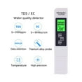 thumbnail image 6 of Professional 3 in 1 tester Water Meter TDS EC Temperature Meter Digital LCD Water Testing Pen Purity Filter Water Quality ,Accurate - WHITE WITH LED_X, 6 of 7