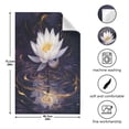 thumbnail image 4 of BZSMCE Kitchen Towels Creative Serene Lotus Pattern Durable Kitchen Towel, 4 of 7