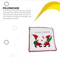 thumbnail image 4 of Advancent Fundas de almohada navideñas para el hogar, funda de almohada decorativa de punto de Navidad para el hogar, accesorio de cama, funda Kits de decoración para fiestas, 4 of 6