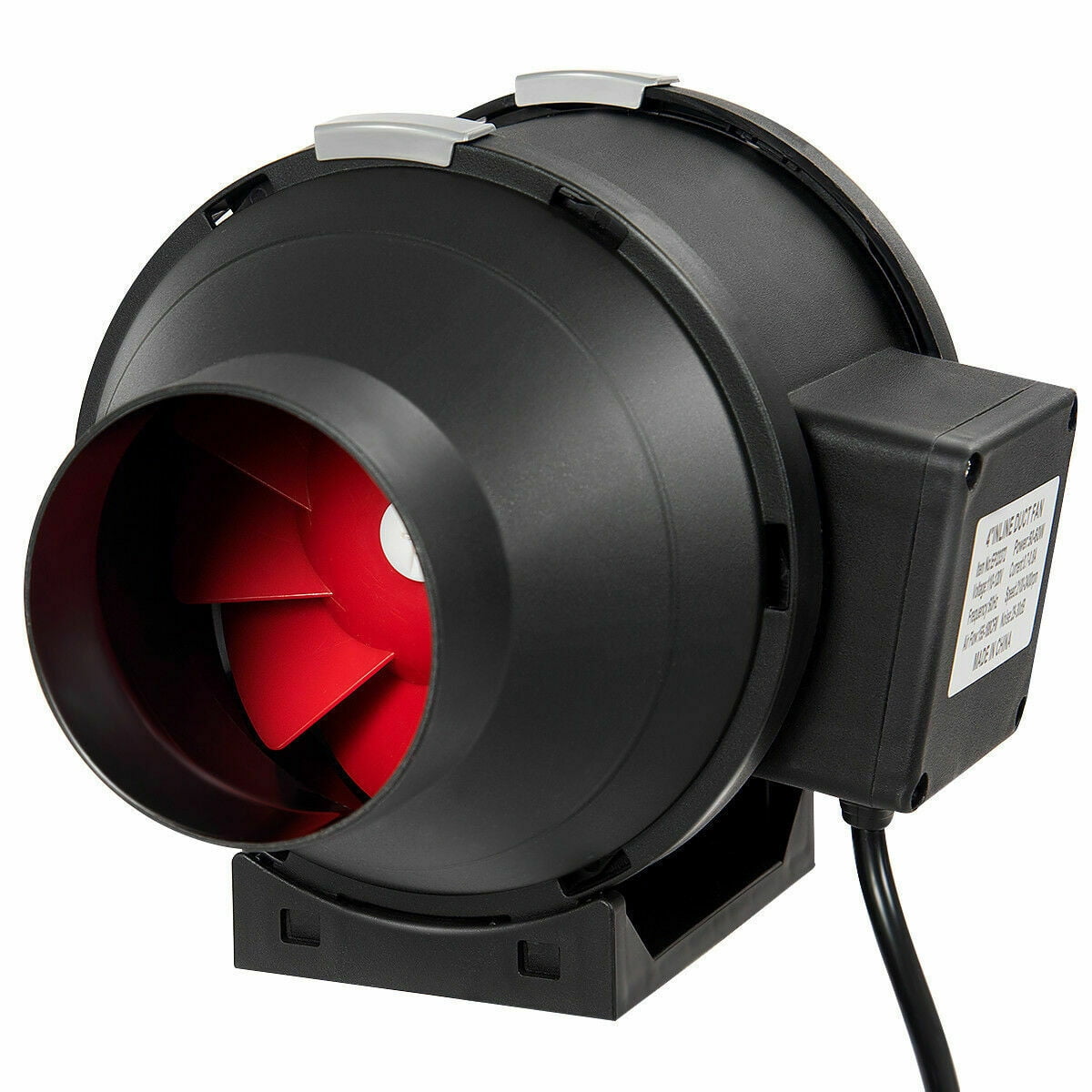 4" 6" 8" Inch Inline Duct Fan Ventilation Exhaust Plastic Fan w/Speed Controller 