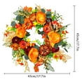 thumbnail image 6 of Clearance!Fall Wreaths For Front Door, Fall Peony And Pumpkin Wreath Artificial Wreath Farmhouse Decor Autumn Front Door Wreaths, 6 of 7