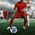 thumbnail image 4 of relayinert Versatile Football Made With PVC And PU High Elastic Wide Application PU Training Soccer Ball blue Size 5 1Set, 4 of 6