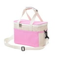thumbnail image 2 of Xihbxyly Bolsa Térmica Portátil, Diseño Aislante de Laterales Suaves, a Prueba de Fugas, Mantiene El Frío/Calor, Compacta para Viajes, Camping, Playa, Picnic, Correa Ajustable, Rosa, 26 X 17 X 13 Cm, 2 of 6