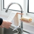 thumbnail image 2 of Kitchen Sponge Holder - Kitchen Sink Organizer - Sink Caddy - Sink Tray - Soap Holder - Faucet Drain Rack Sink Storage Durable Holder Kitchen Sponge Rags Drying Support, 2 of 7