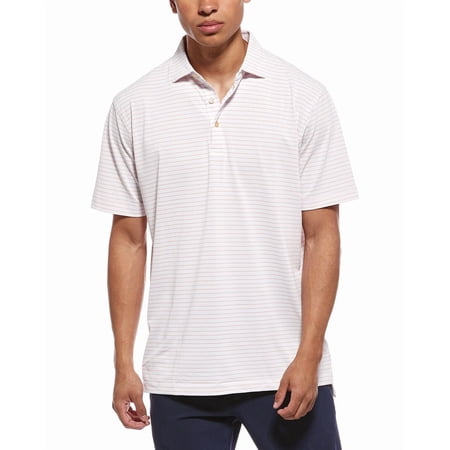 Peter Millar mens Polo Shirt, XL, Pink