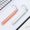 thumbnail image 3 of Bangus Stainless Steel Telescopic Straw, Adjustable Metal Straw with Case, Collapsible Metal Cleaning Brush, Keychain Clips Included, 3 of 4