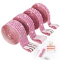 thumbnail image 1 of Toystoory 4 rollos de accesorios de cinta para coser, adorno de ropa, decoración de costura, sombreros, bolsas para ropa, Material de artesanía Tela de costura y artesanía, 1 of 6