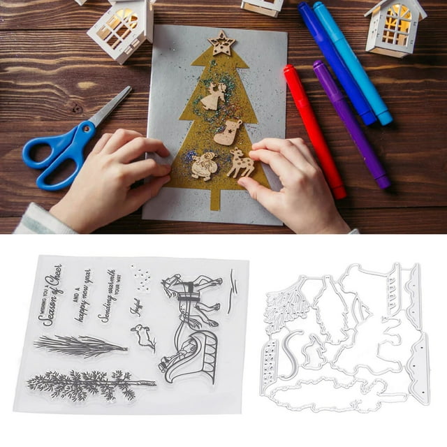 Stamps And Dies, Cutting Dies Stamps DIY Special Patterns For Greeting Cards