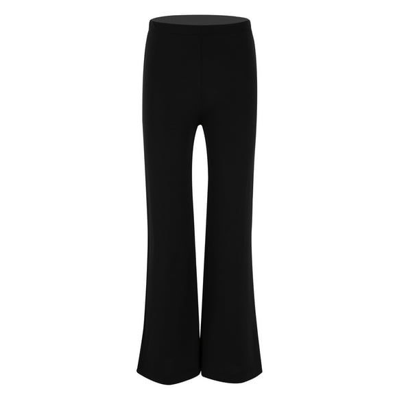 iiniim Kids Boys Girls Classic Stretchy Latin Jazz Dance Pants Flared Leggings Trousers Gymnastics Dance wear Slim Fit
