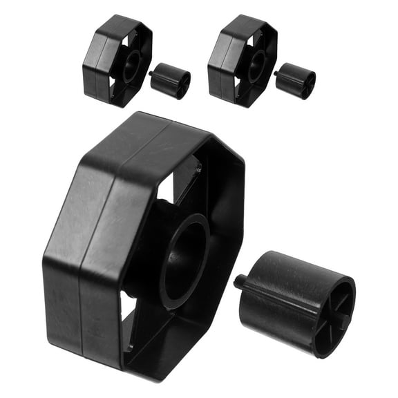 Minkissy 3 Sets Tape Dispenser Replacement Core Wheel Plastic Black for Office Tasks