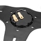thumbnail image 2 of 350mm 14inch Universal Aluminum Frame PU Leather 6-Bolt Car Racing Steering Wheel W/ Horn Black, 2 of 3