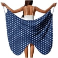 thumbnail image 1 of Sortie de Plage pour Femmes avec Sangle Réglable Fente Haute Côté en Polyester Tissé Transparent 1 Pce, 1 of 9