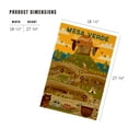 thumbnail image 2 of Lantern Press 1000 Piece Jigsaw Puzzle, Mesa Verde National Park, Geometric National Park Series, 2 of 5