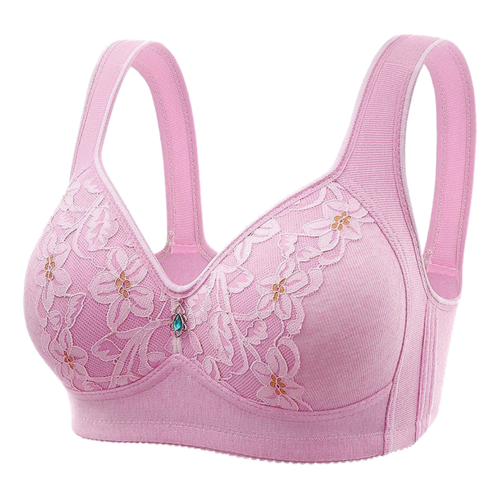 Fsqjgq Plus Size Lace Bras Thin No Steel Ring Comfortable Breathable