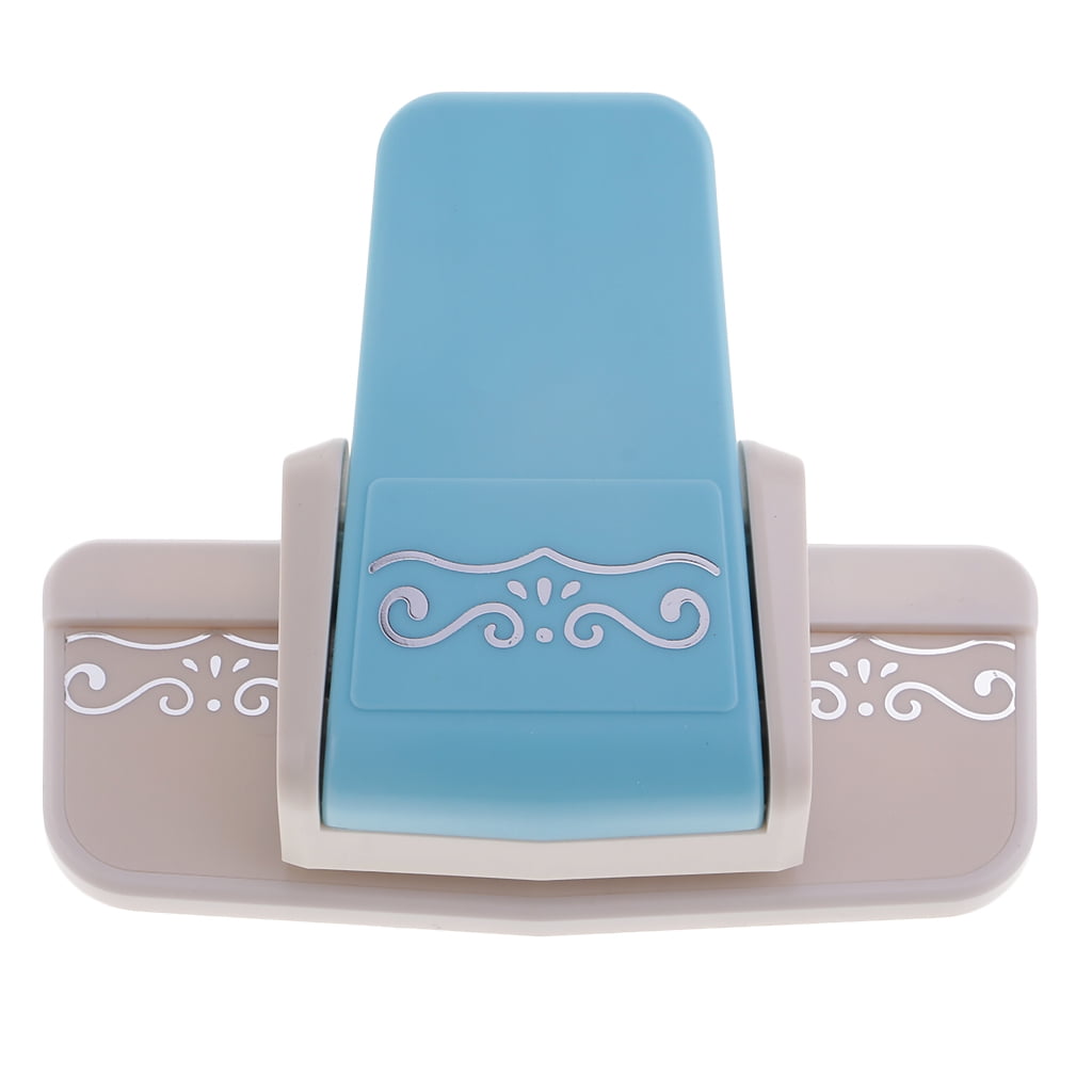 Border Punch Paper Edger Scrapbook Craft Card Making DIY Card Border Blue