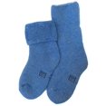 thumbnail image 2 of Lian LifeStyle Children's 1 Pair Wool Blend Socks Plain Color 6M-12M Blue, 2 of 2