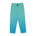 thumbnail image 6 of Fotbe Teal Turquoise Women's Pajama Pants,Sleepwear Pants,Pj Bottoms Drawstring And Pockets-X-Large, 6 of 7