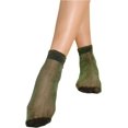 thumbnail image 3 of YooGuoGuo Women's Fishnet Floral Lace Transparent Socks, 3 of 7
