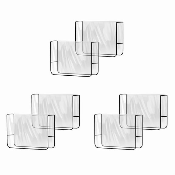 6 Pack Salon Chair Cover Protectors,Clear Square Hairdressing Chair Back Covers for Fits Most Standard Chairs