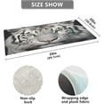 thumbnail image 3 of Coolnut Beautiful White Tiger Bath Mat, Dry Quickly Non Slip Absorbent Bath Rug, Soft Living Room Bedroom Home Floor Mats, Bath Mats for Bathroom, Tub and Shower 20" x 39" Home Decor, 3 of 7