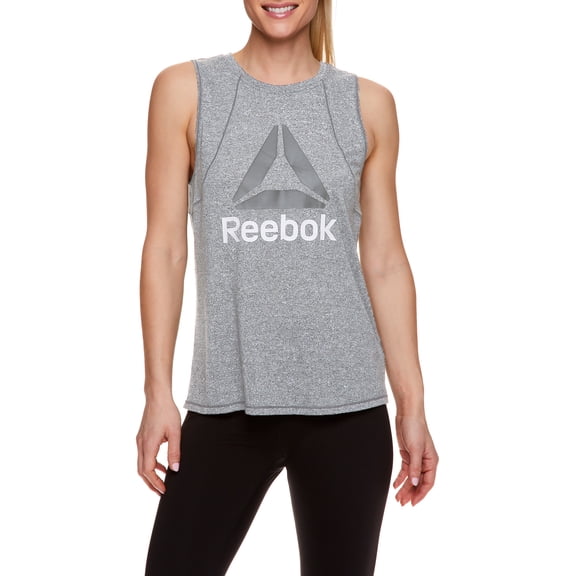 Reebok Womens Muscle Graphic Tank Top