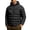 Black, variant on Men's Long Sleeve Windproof Puffer Jackets Zip Up Hooded Jacket Casual Winter Coat with Pocket