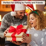 WONNIE 7.5” Dual DVD Player for Car, Portable Dual Screen DVD Player for Kids with Strap, AV In/Out, Support Play Same or Two different Videos/USB/SD, Best Kids Gift (Without Built-in Battery)