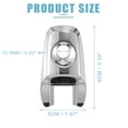 thumbnail image 4 of Unique Bargains Capuchon de Verrouillage de Poignée de Porte avant Gauche Extérieure de Remplacement Compatible avec Ford Edge Tone Chromé, 4 of 6