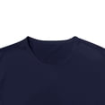 thumbnail image 4 of kamemir Tee Shirts Mens Men's T Shirt – Lightweight Cotton Short Sleeve Crew Neck Plain Tee Top Tshirts Regular Navy,3XL, 4 of 5