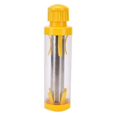 

JINSIJU Corn Peeler with Serrated Base Transparent Container Clip Tool