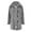 Grey #804, variant on Bovemsi Trench Coats Long For Women Winter Stand Collar Single Breasted Wool Blend Peacoat Thicken Jacket Fall Winter Clothes S
