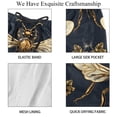 thumbnail image 4 of luoweisi Men's Beach Shorts Quick Dry Swim Trunks with Mesh Lining Bee XL, 4 of 5
